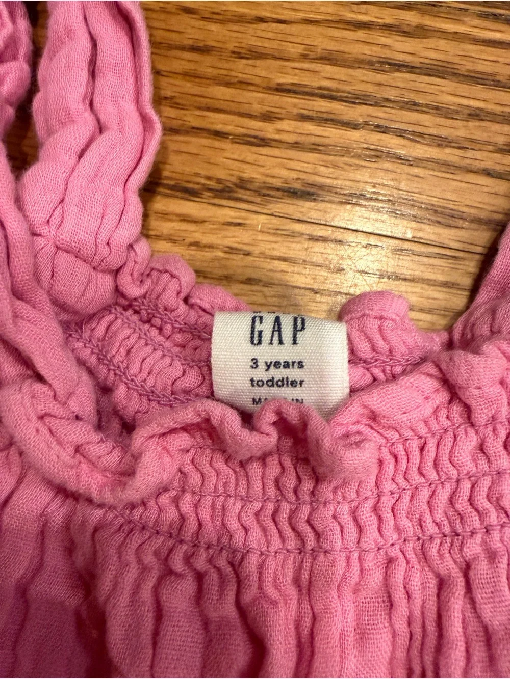 Gap size 3T Girls' Pink Two-Piece Top & Skirt Set